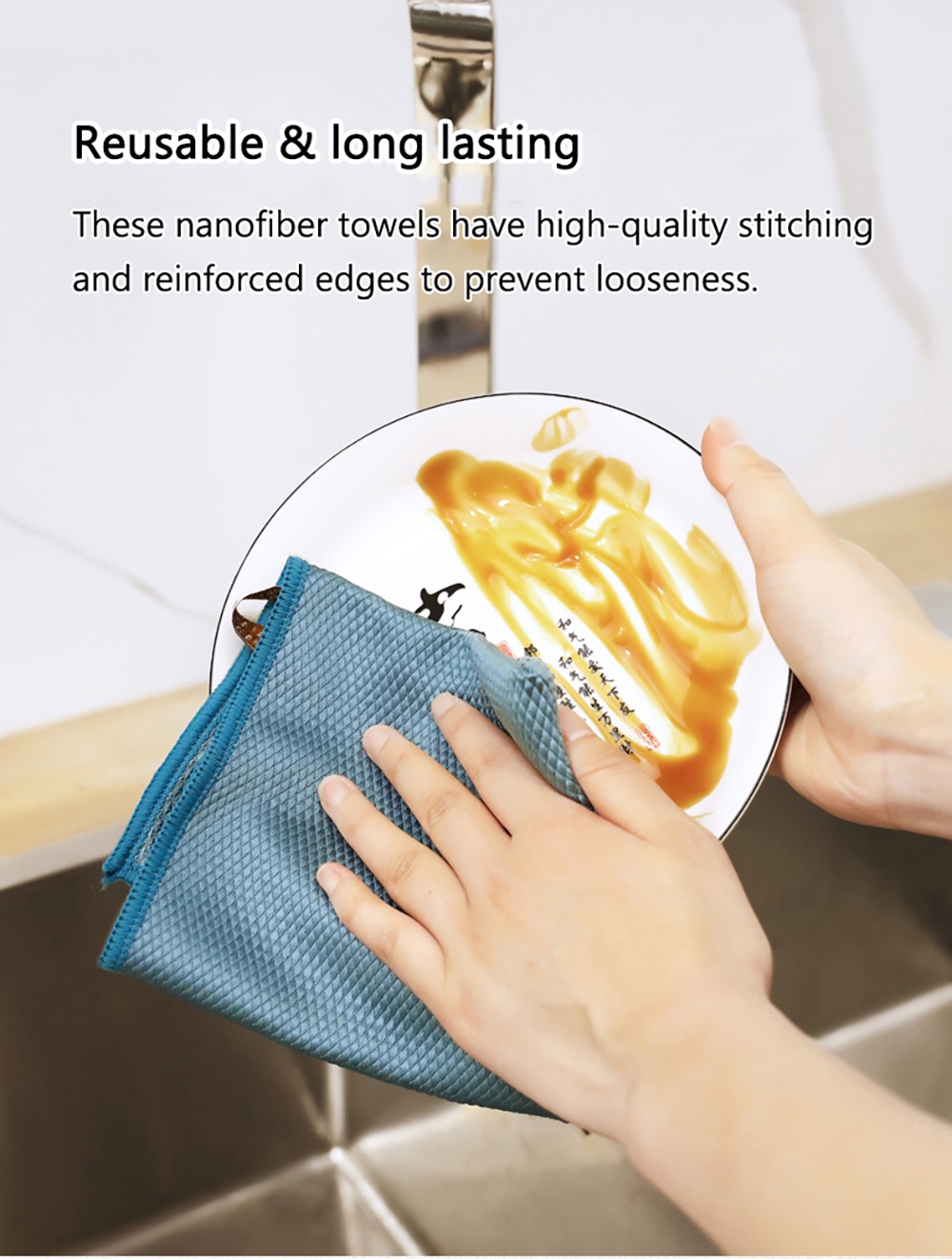 Thickened Nanofiber Cleaning Cloth-5